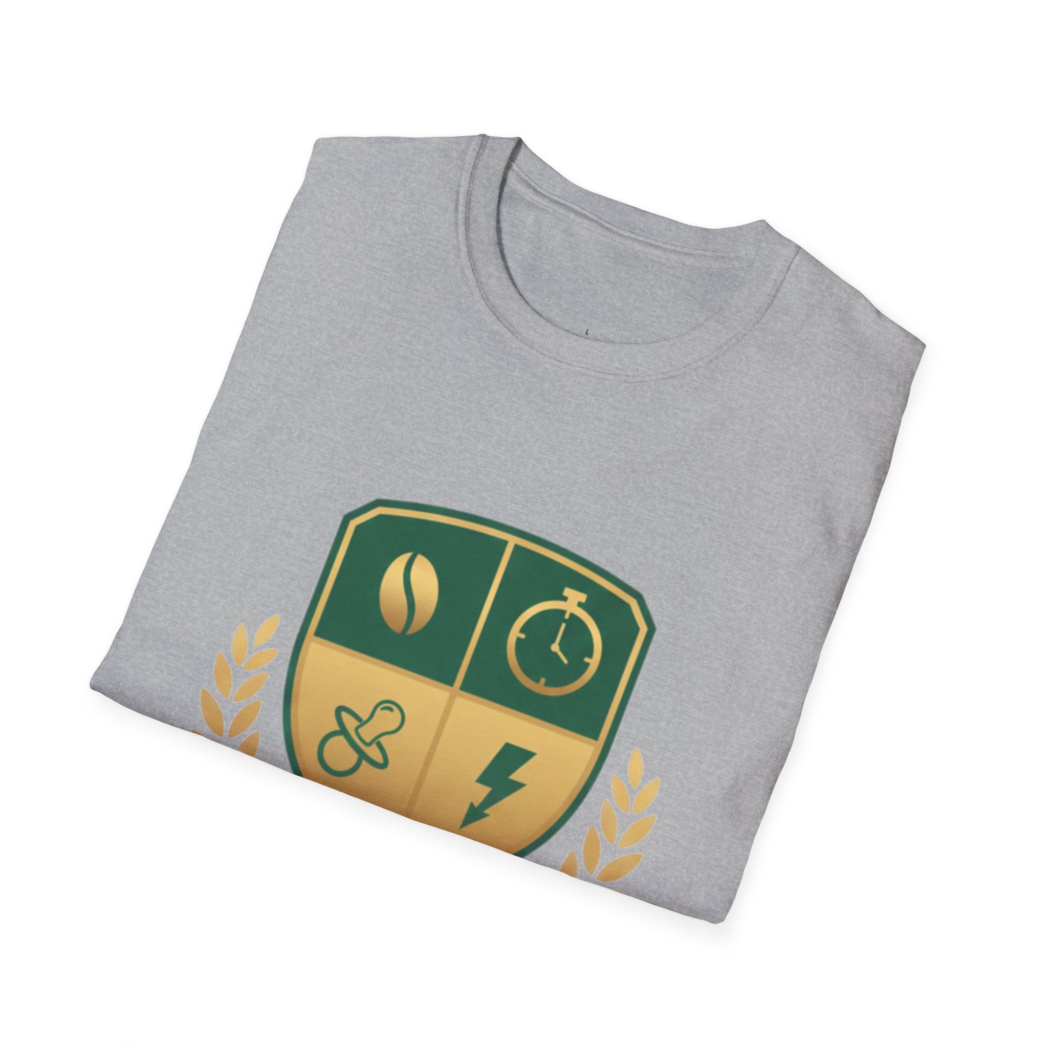 MOM Tired Moms Club Gold Crest T-Shirt