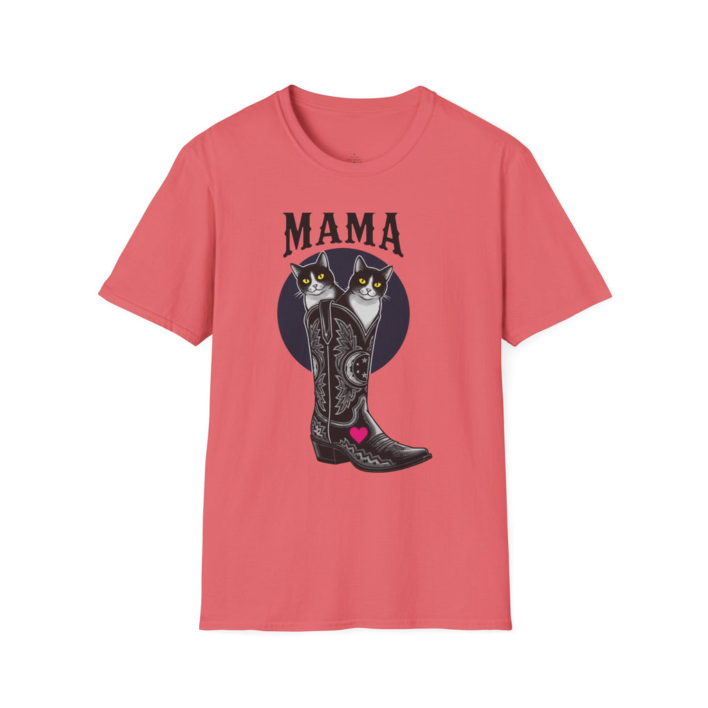 MOM Wild West Whiskers Dark MAMA T-Shirt