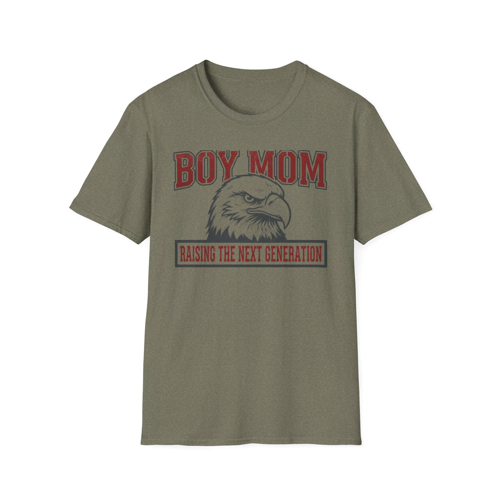 MOM Boy Mom Raising The Next Generation T-Shirt