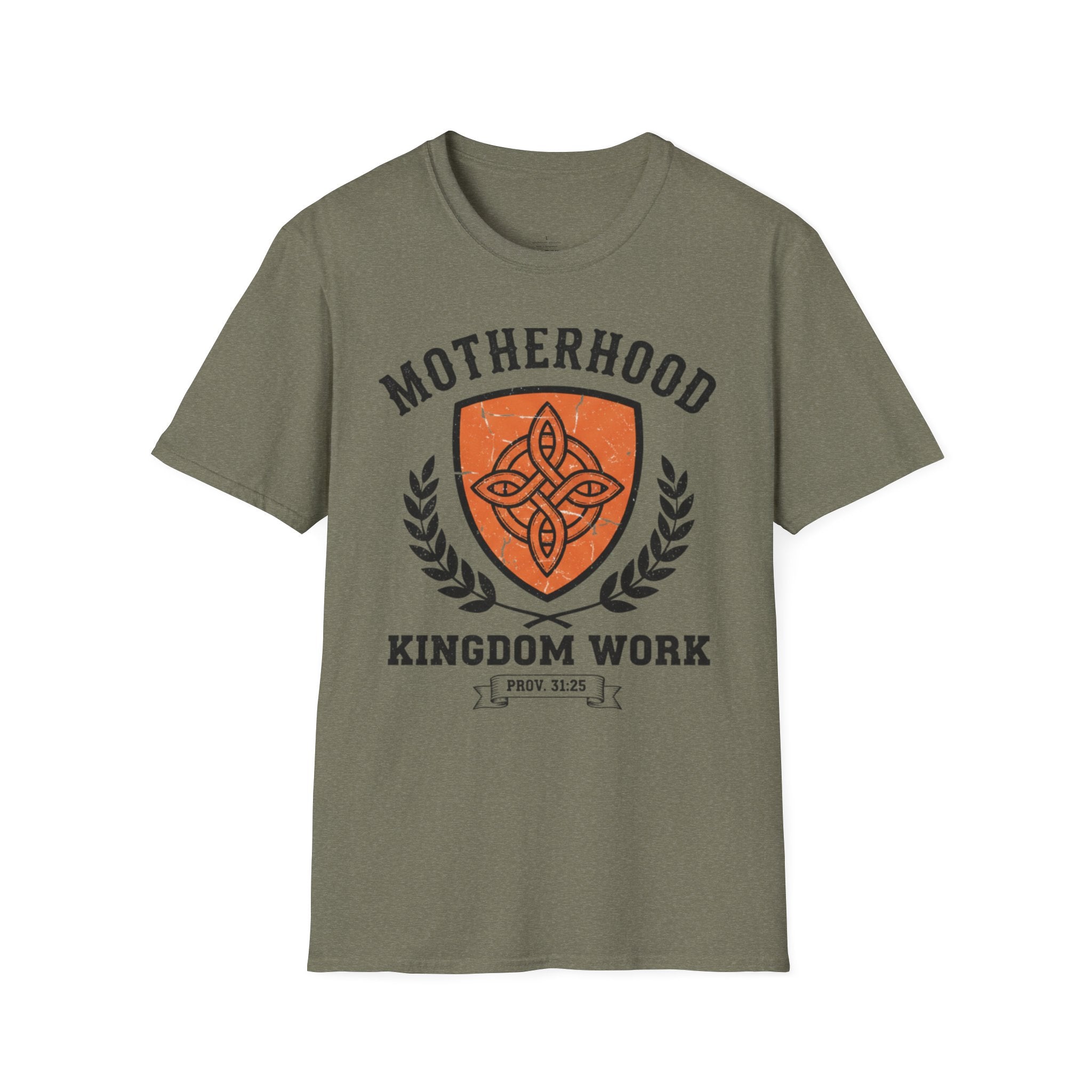 MOM Motherhood Is Kingdom Work T-Shirt (2)