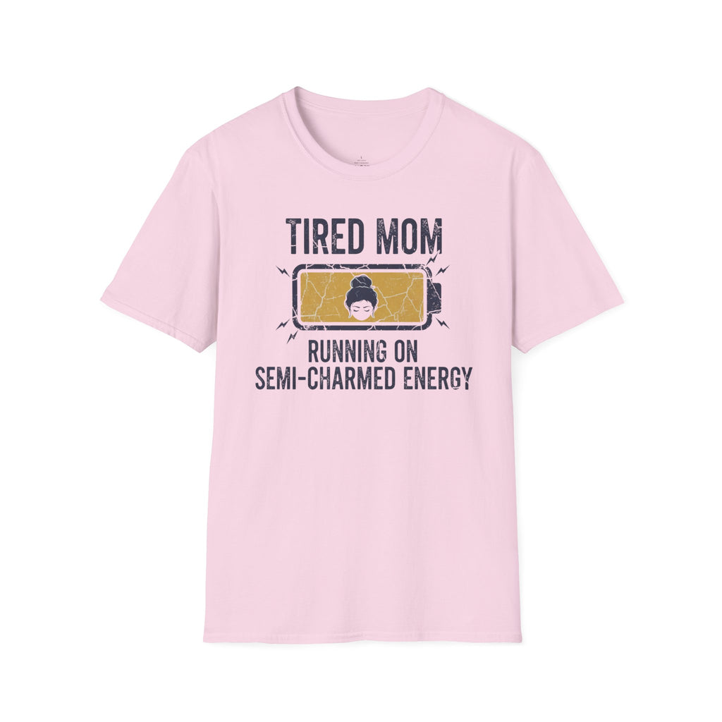 MOM Tired MOM Running On Semi-Charmed Energy T-Shirt