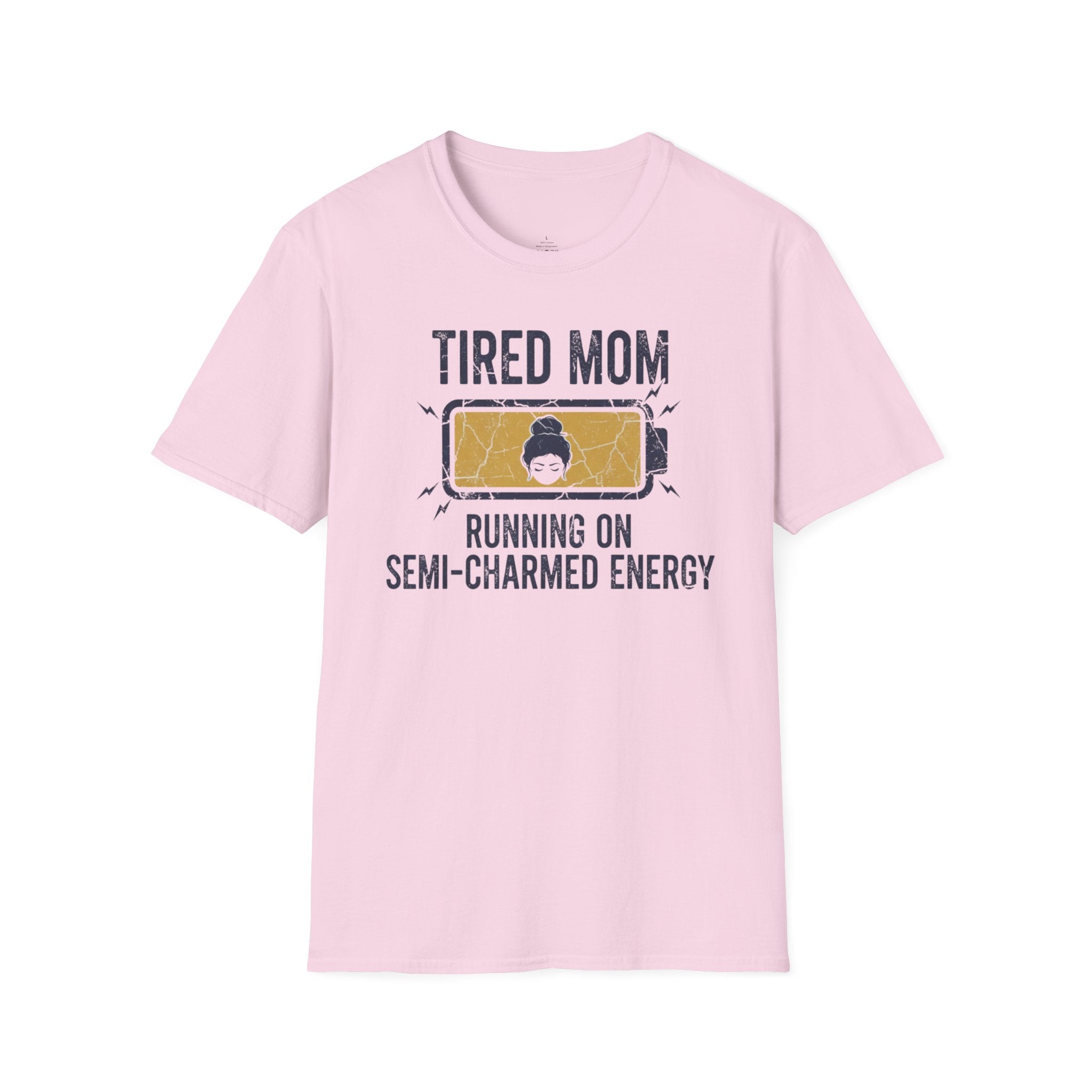 MOM Tired MOM Running On Semi-Charmed Energy T-Shirt