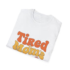 MOM Tired Moms Club_ roovy Bubble Daisy Sunset T-Shirt