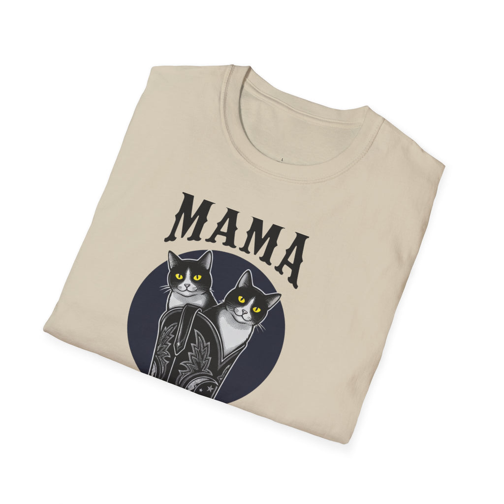 MOM Wild West Whiskers Dark MAMA T-Shirt