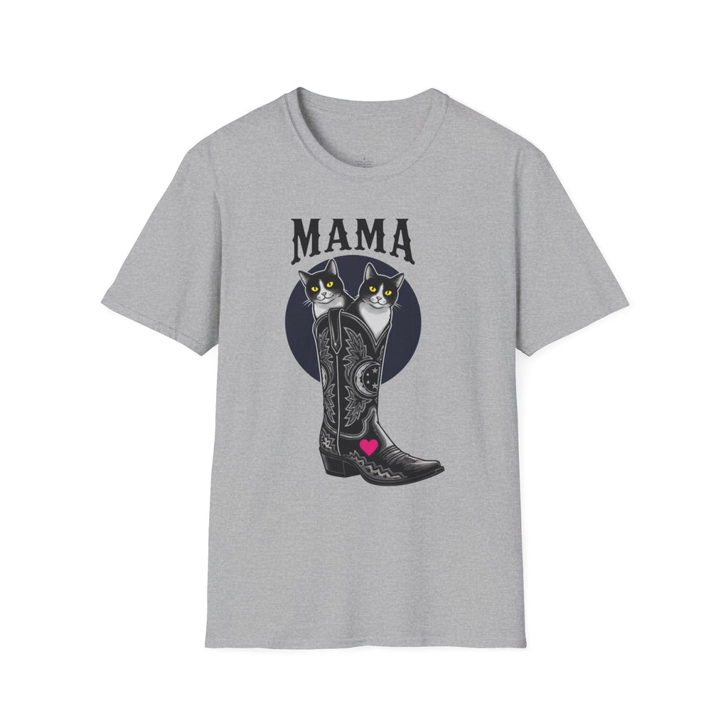 MOM Wild West Whiskers Dark MAMA T-Shirt