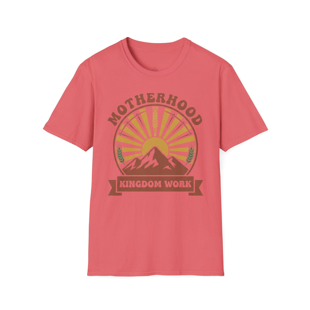 MOM Motherhood Is Kingdom Work T-Shirt (3)