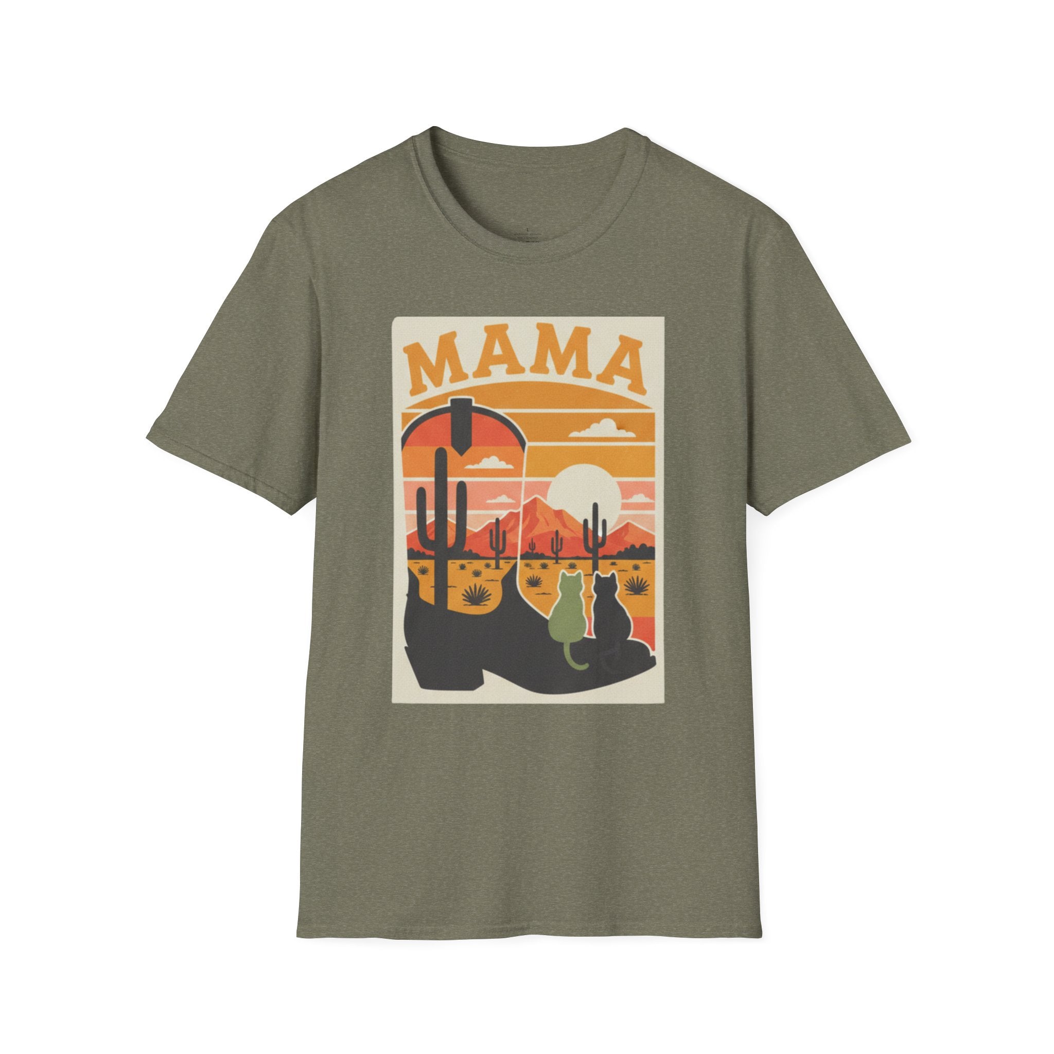 MOM Desert Cat MAMA T-Shirt