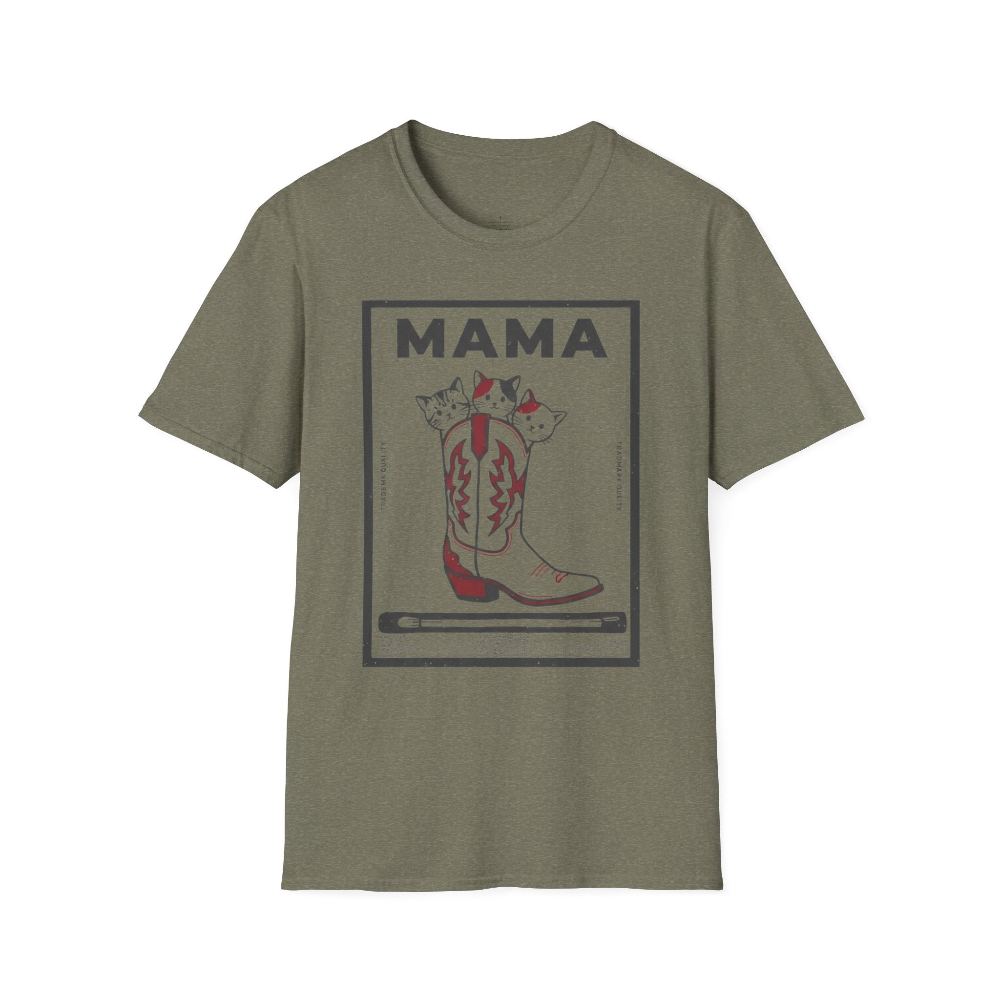 MOM Wild West Whiskers MAMA T-Shirt