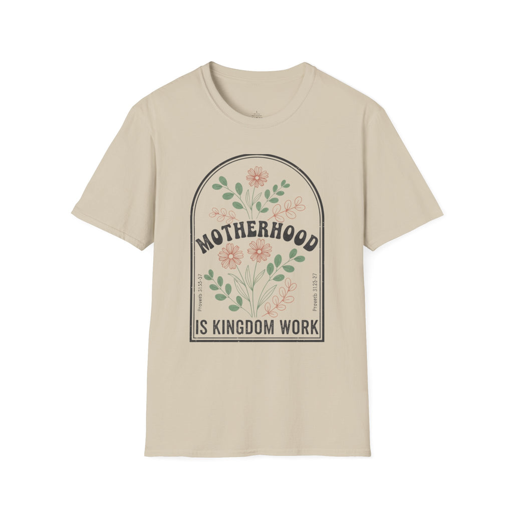 MOM Motherhood Is Kingdom Work T-Shirt