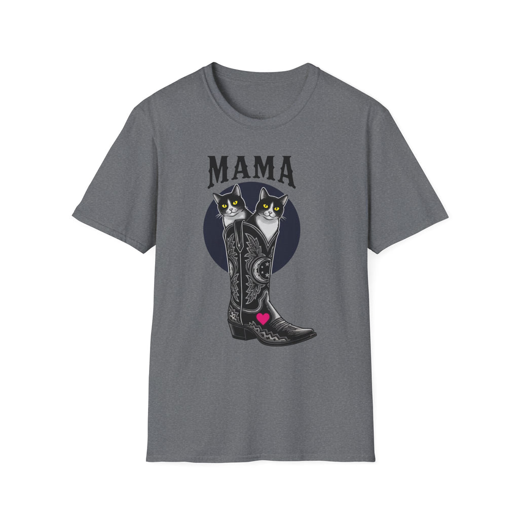 MOM Wild West Whiskers Dark MAMA T-Shirt