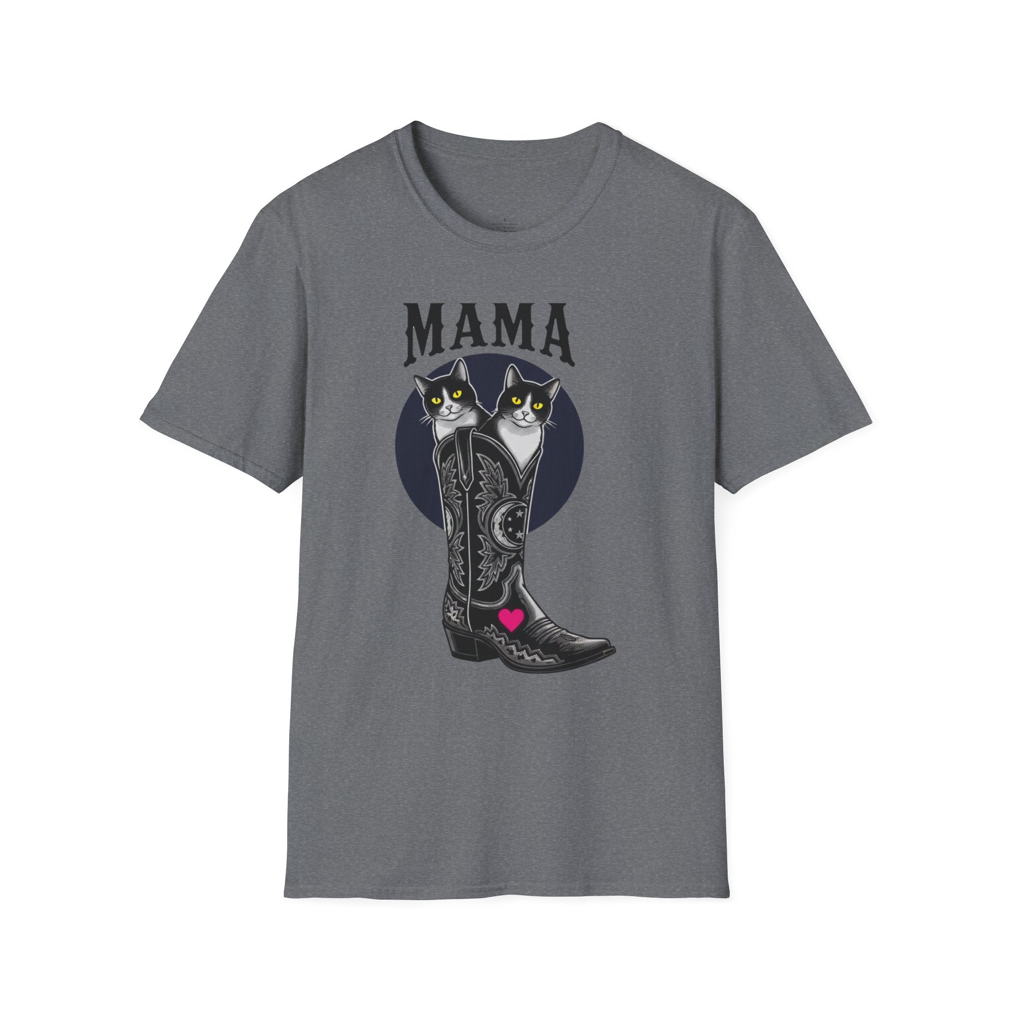 MOM Wild West Whiskers Dark MAMA T-Shirt