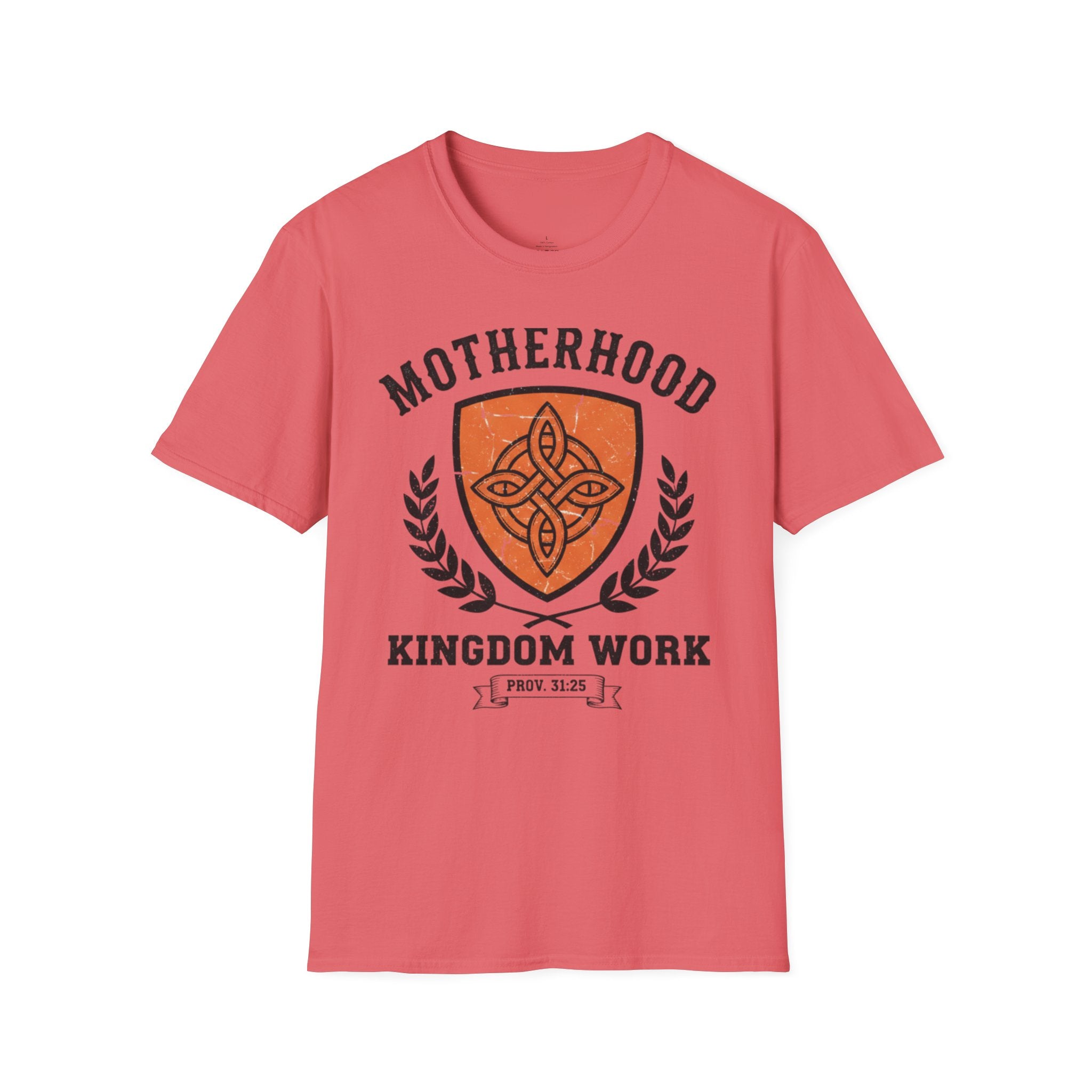 MOM Motherhood Is Kingdom Work T-Shirt (2)