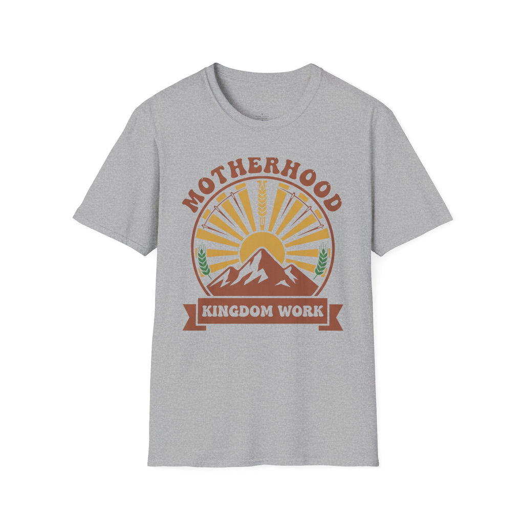 MOM Motherhood Is Kingdom Work T-Shirt (3)