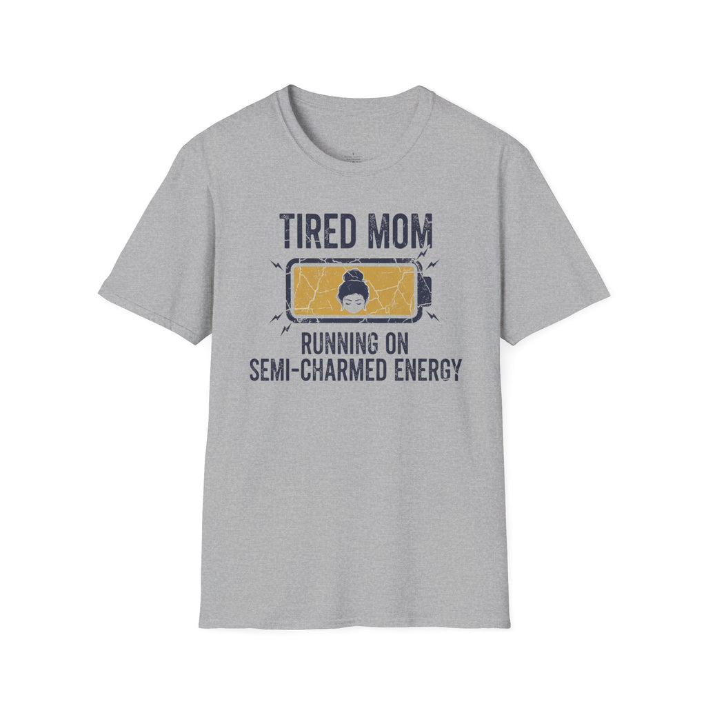 MOM Tired MOM Running On Semi-Charmed Energy T-Shirt