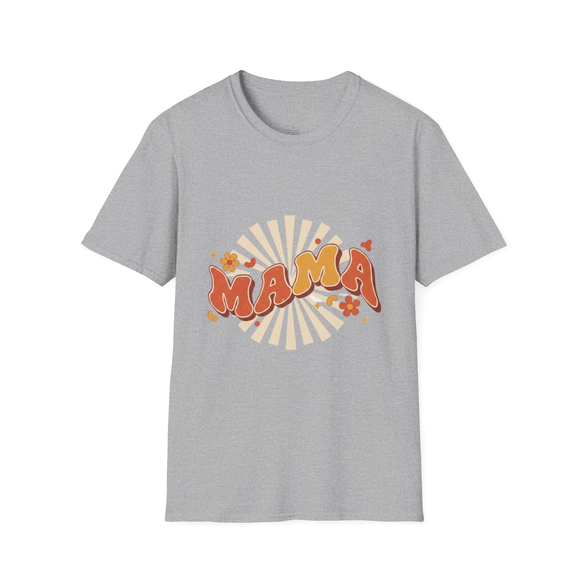 MOM MAMA Retro Sunburst T-Shirt