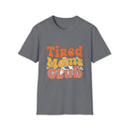MOM Tired Moms Club_ roovy Bubble Daisy Sunset T-Shirt