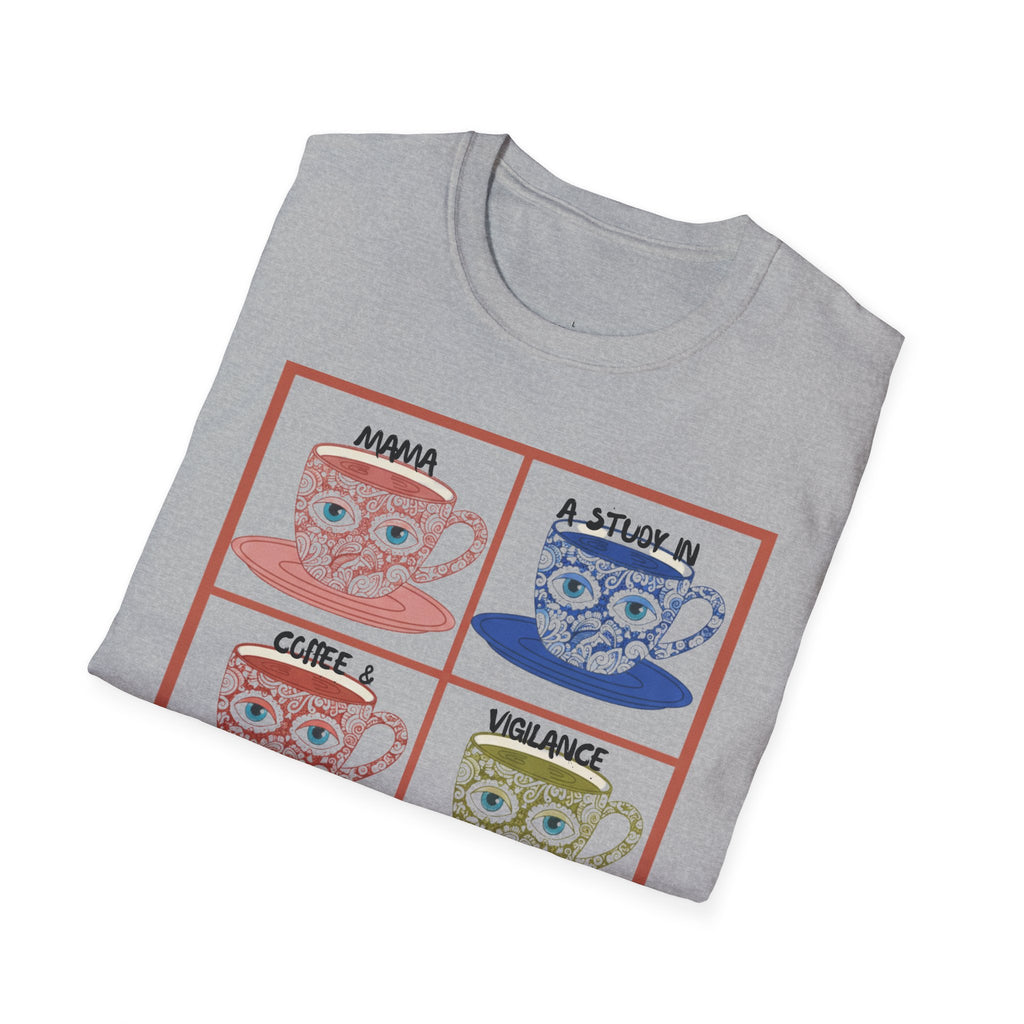 MOM MAMA A Study in Coffee and Vigilance T-Shirt