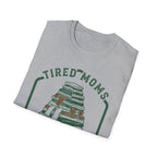 MOM Tired Moms Club Laundry Stack T-Shirt