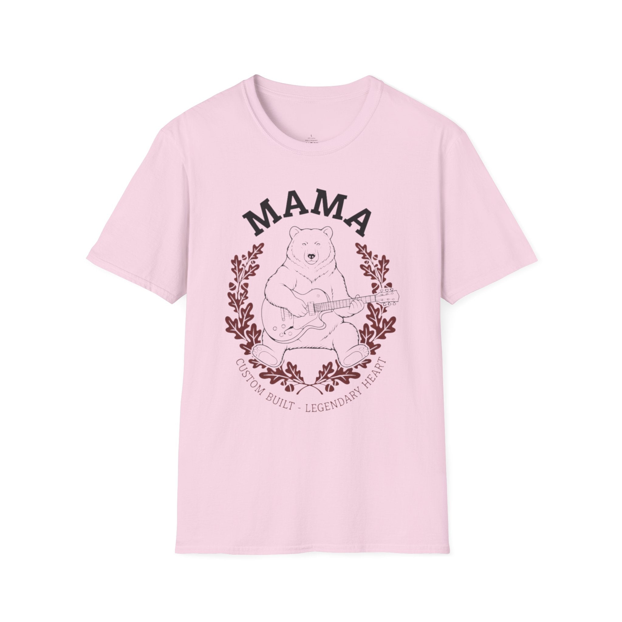 MOM MAMA Bear Guitarist Legendary Heart T-Shirt