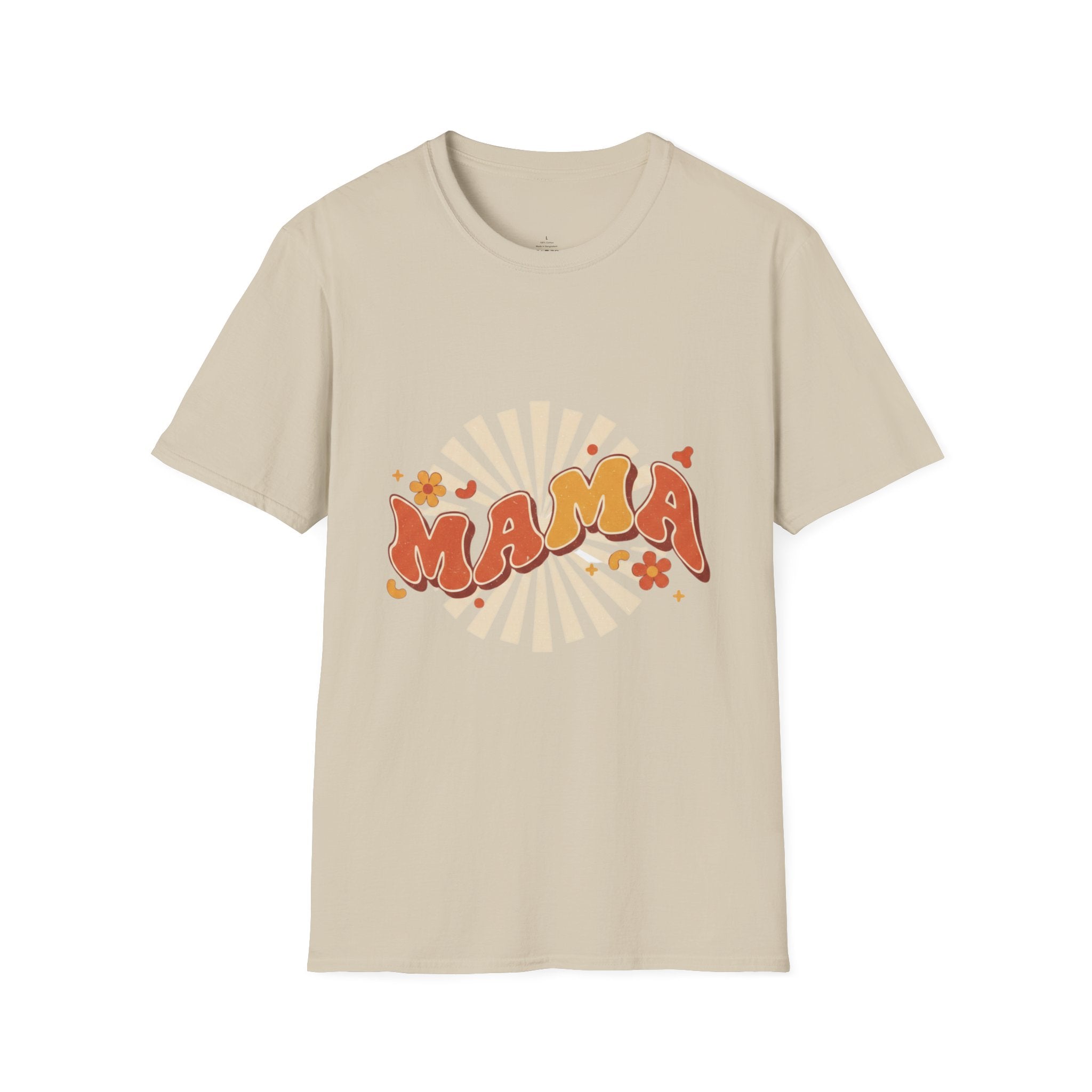 MOM MAMA Retro Sunburst T-Shirt