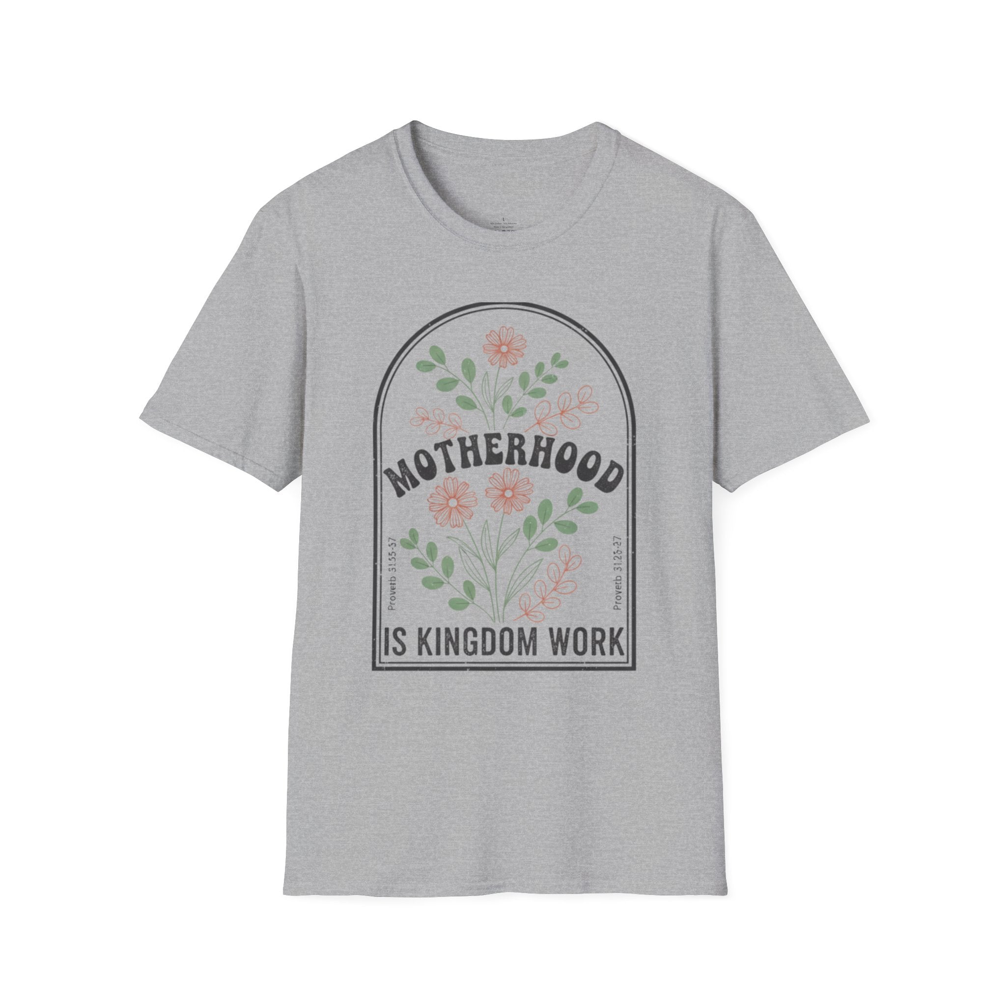 MOM Motherhood Is Kingdom Work T-Shirt