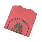 MOM Tired Moms Club Laundry Stack T-Shirt