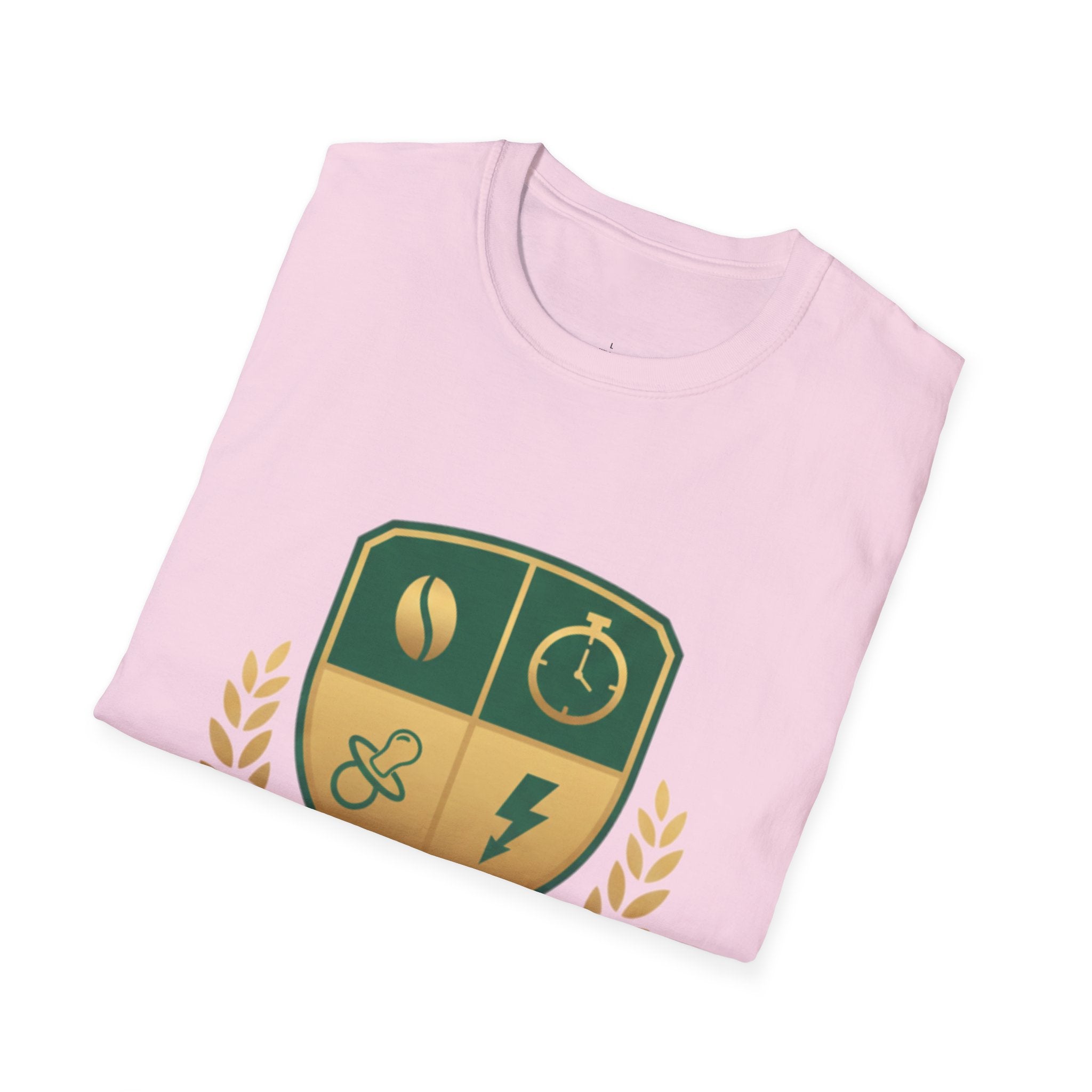 MOM Tired Moms Club Gold Crest T-Shirt