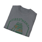 MOM Tired Moms Club Laundry Stack T-Shirt