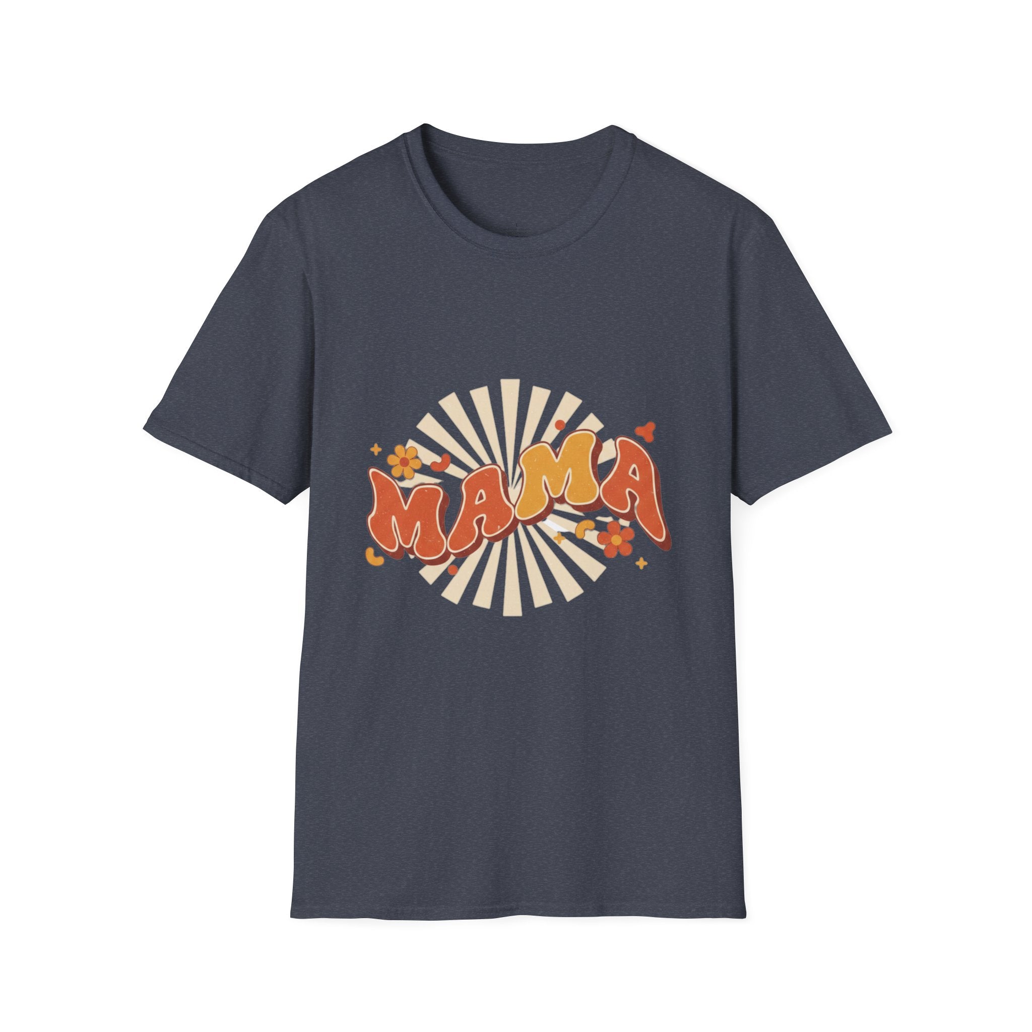 MOM MAMA Retro Sunburst T-Shirt
