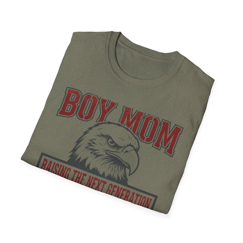 MOM Boy Mom Raising The Next Generation T-Shirt