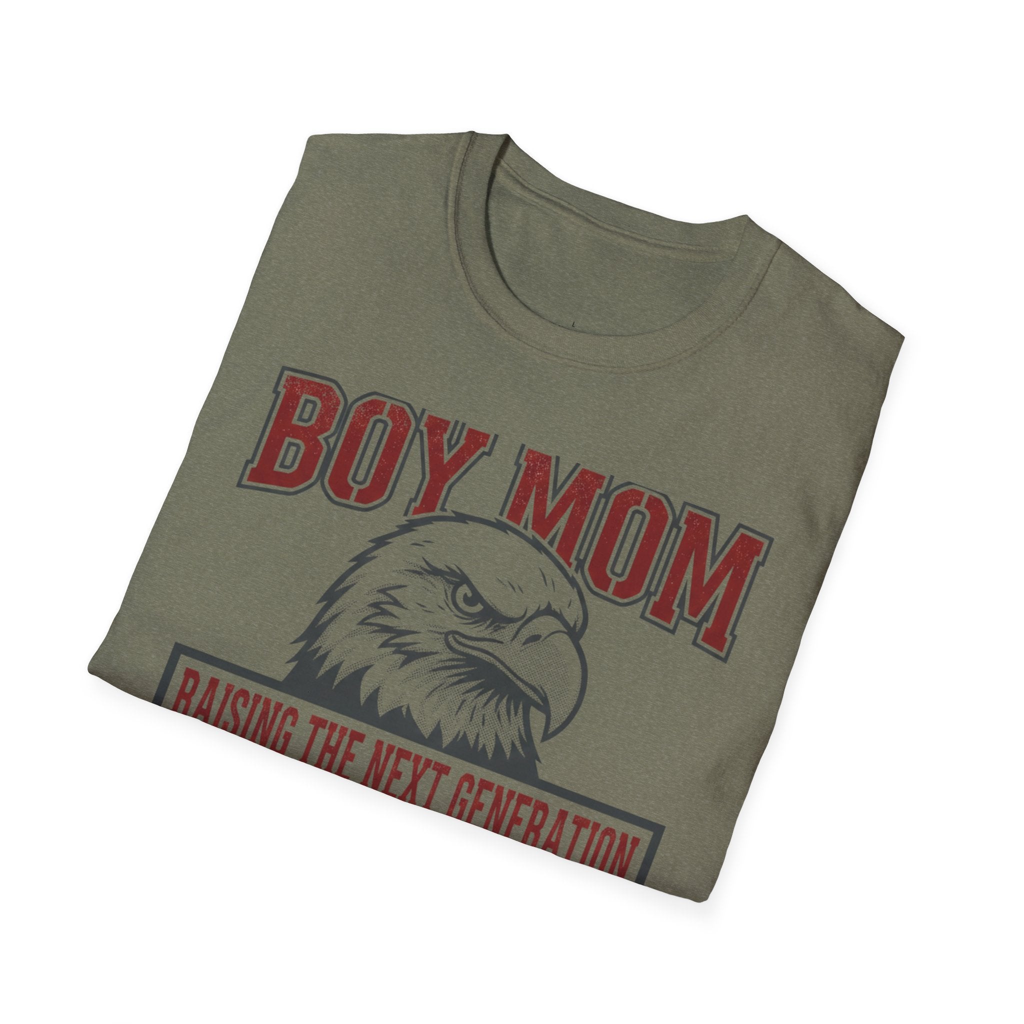 MOM Boy Mom Raising The Next Generation T-Shirt