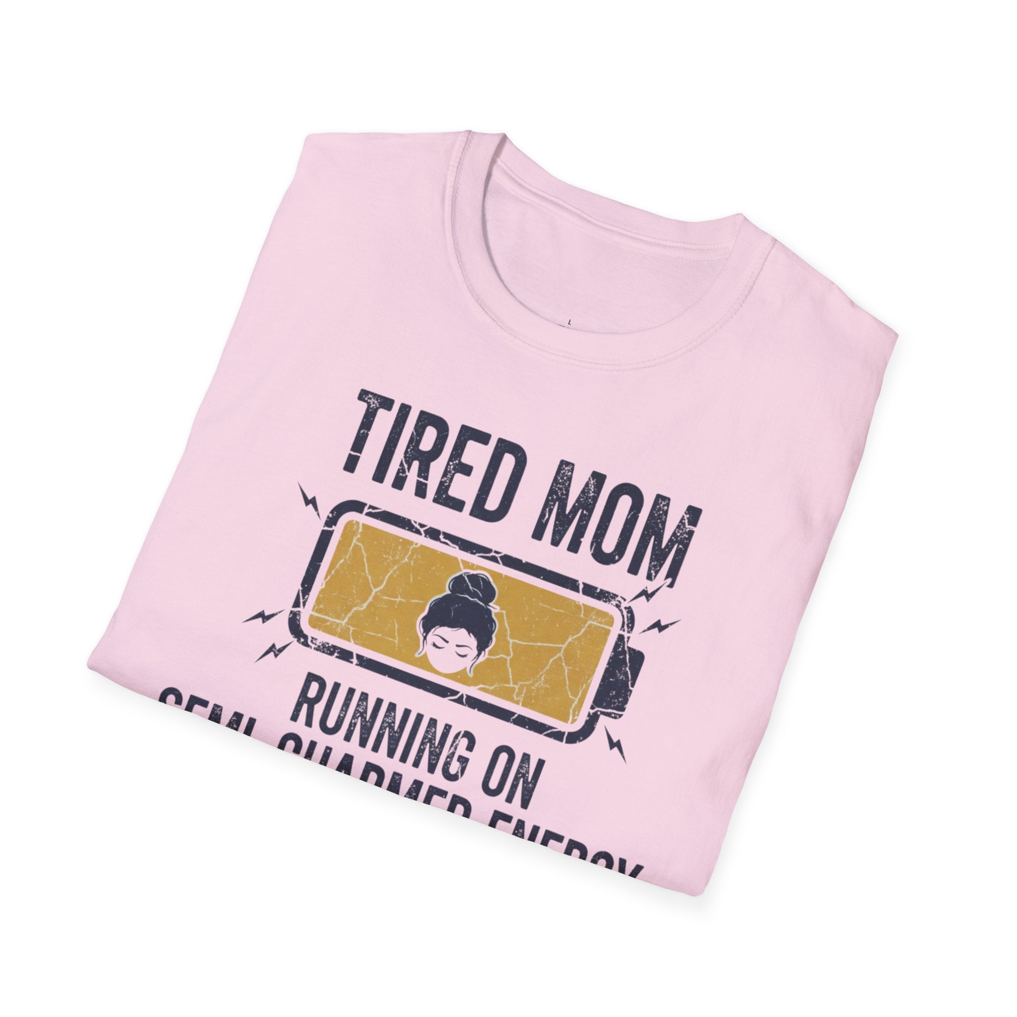 MOM Tired MOM Running On Semi-Charmed Energy T-Shirt