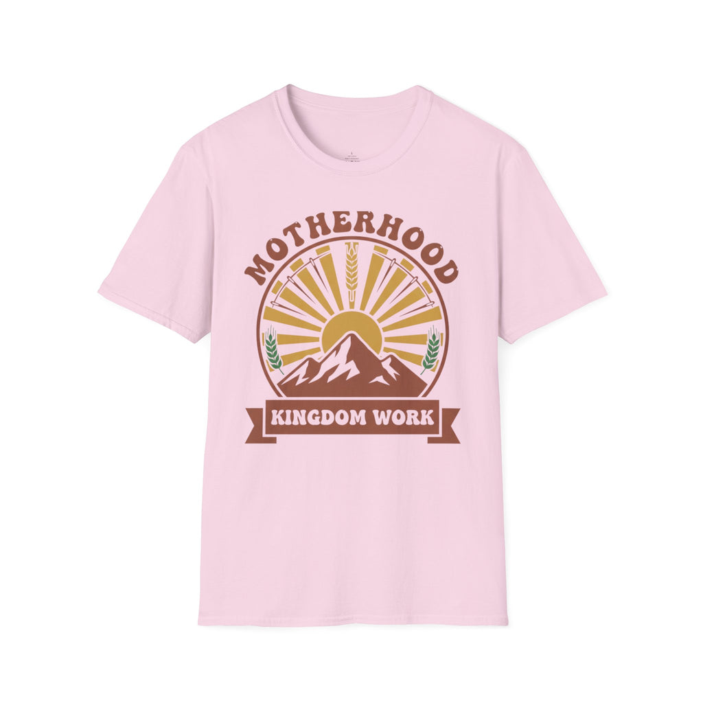 MOM Motherhood Is Kingdom Work T-Shirt (3)
