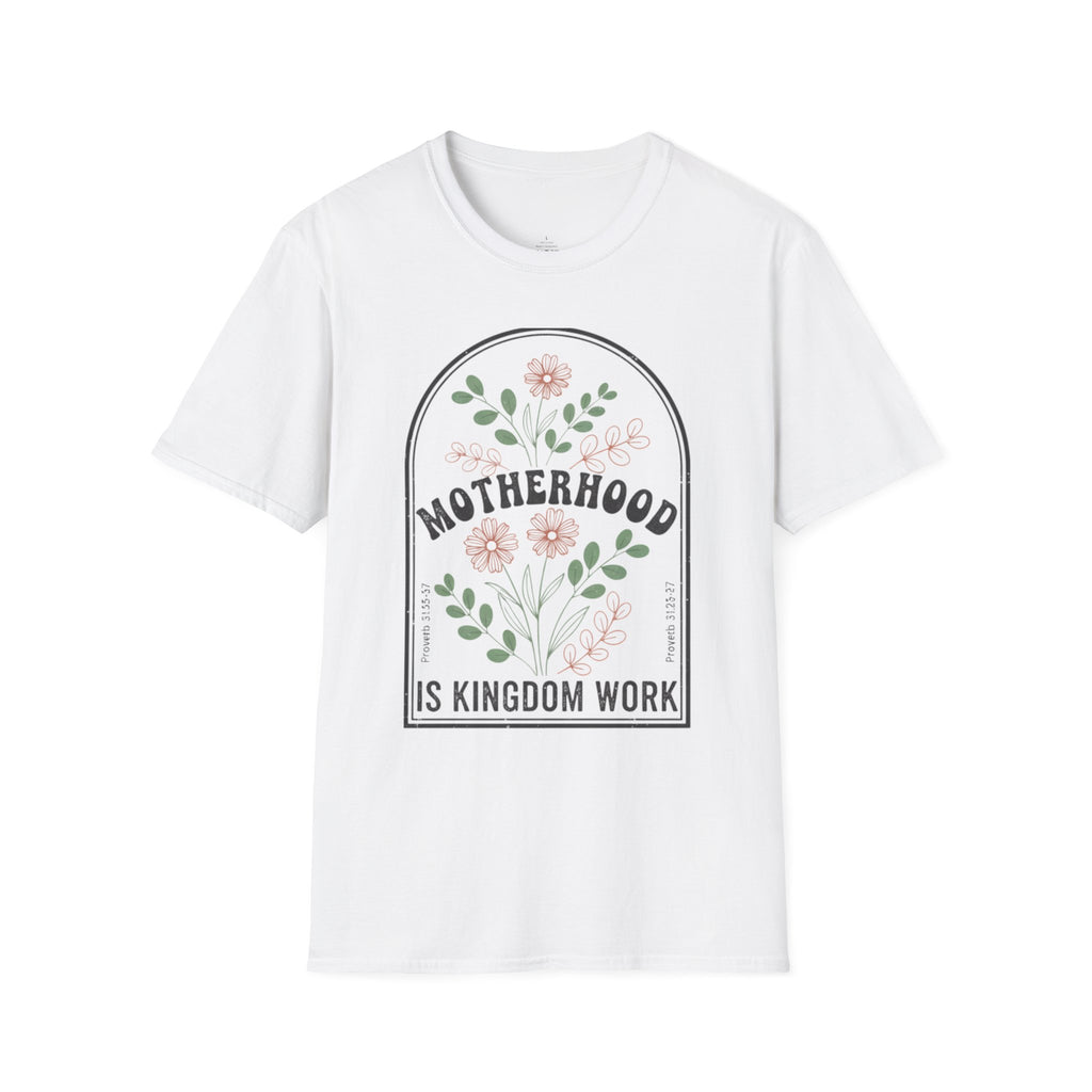 MOM Motherhood Is Kingdom Work T-Shirt