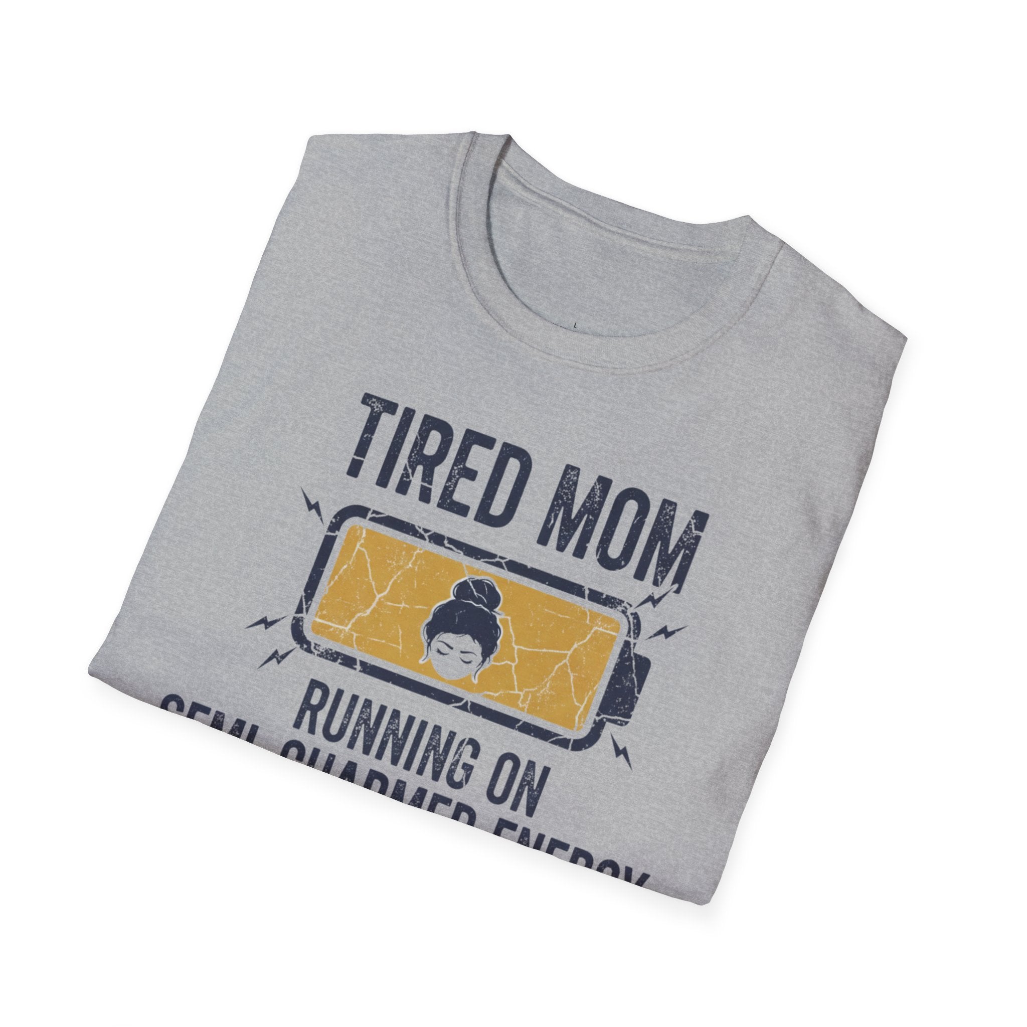 MOM Tired MOM Running On Semi-Charmed Energy T-Shirt