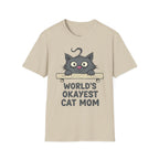 MOM World's OKayest Cat Mom T-Shirt