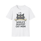 MOM World's OKayest Cat Mom T-Shirt