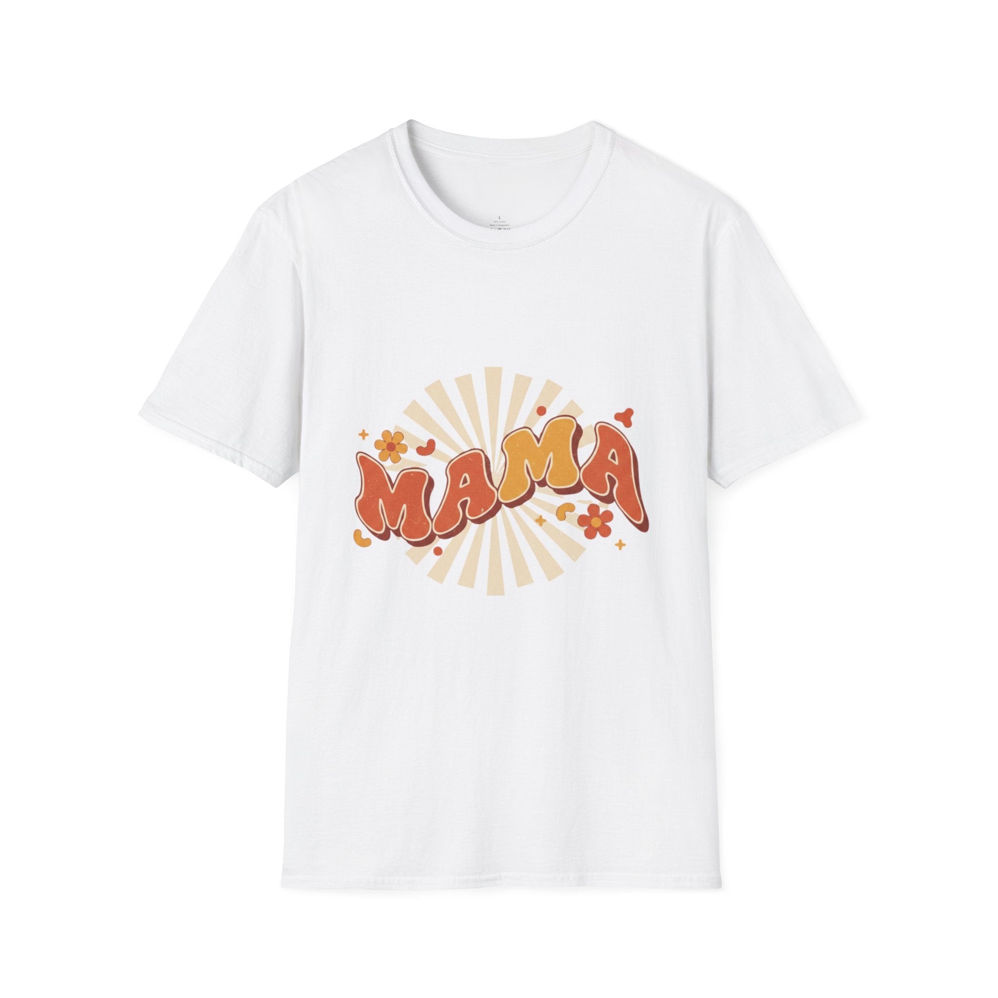 MOM MAMA Retro Sunburst T-Shirt