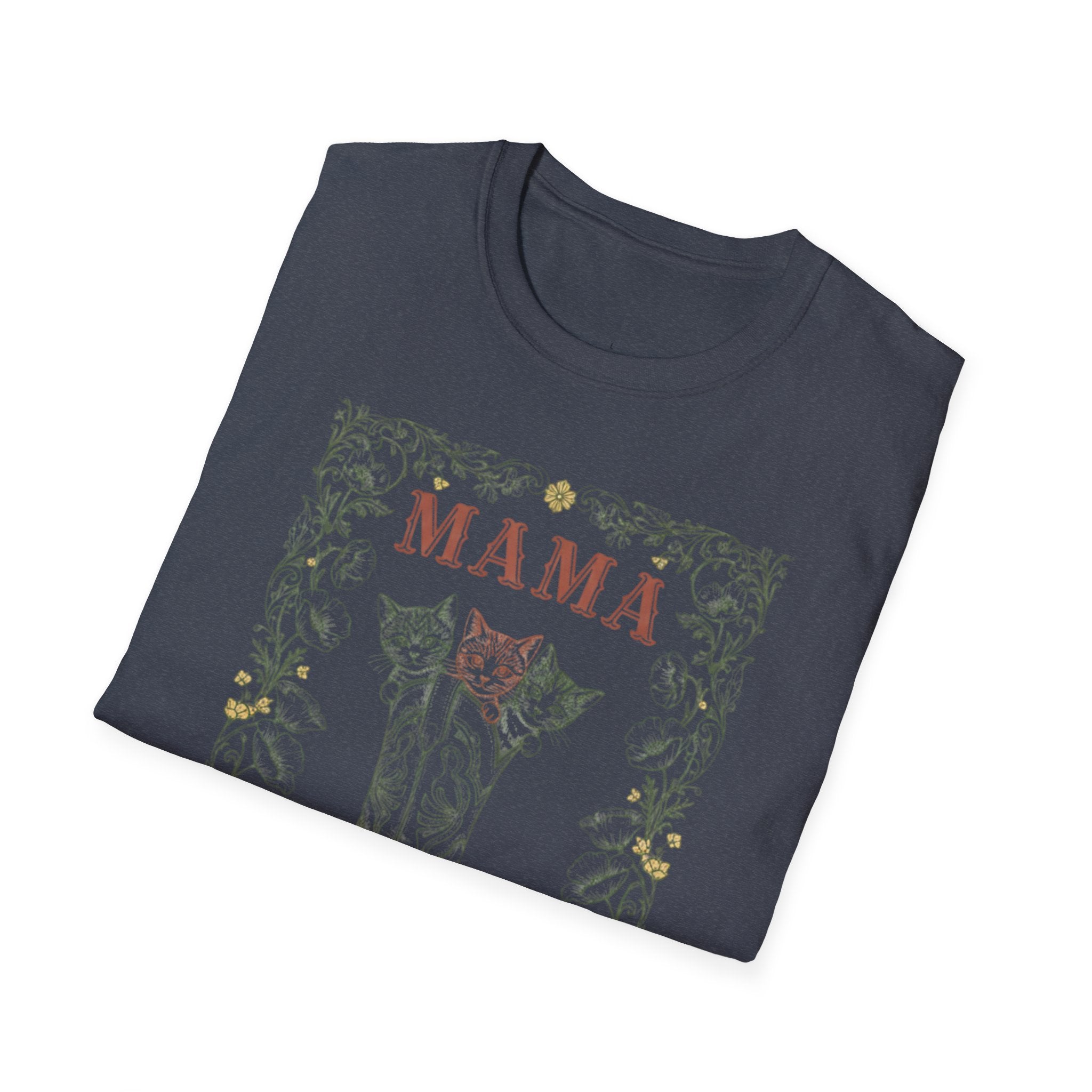 MOM Wild West Whiskers 100% Pure Heart MAMA T-Shirt