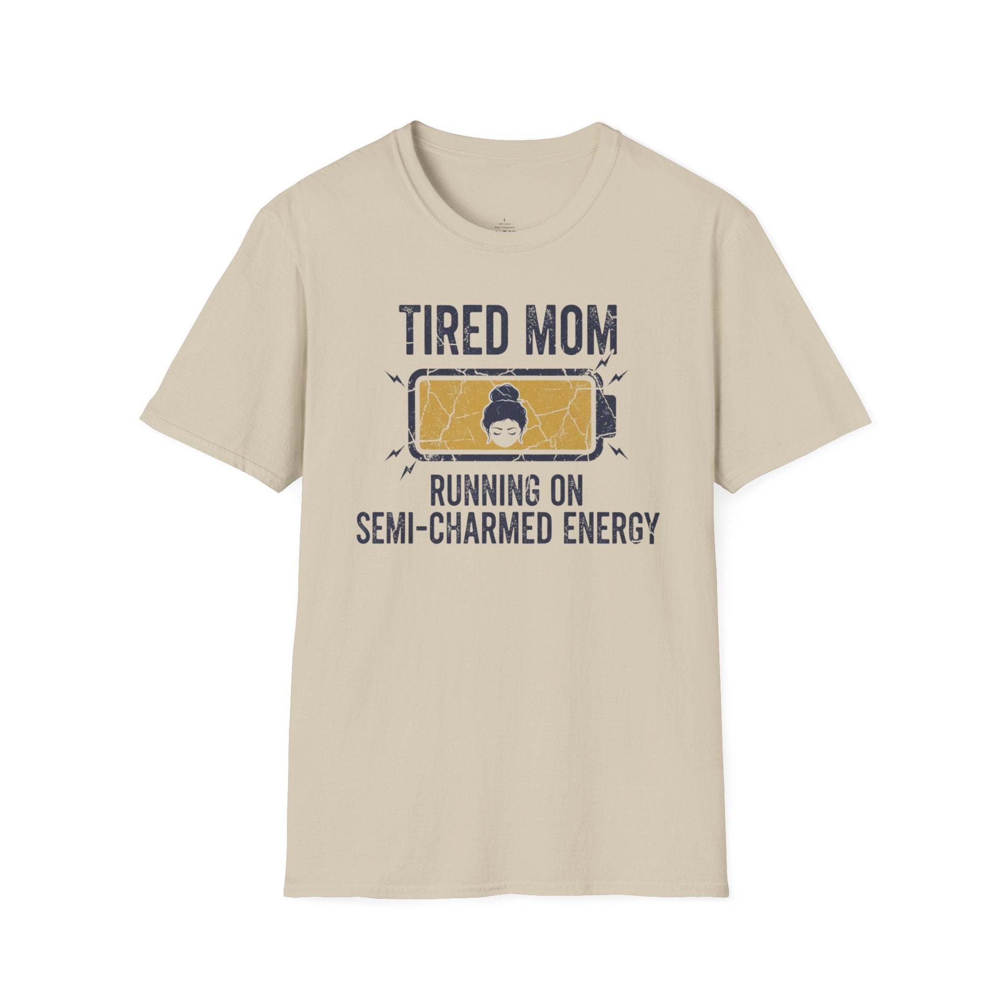 MOM Tired MOM Running On Semi-Charmed Energy T-Shirt