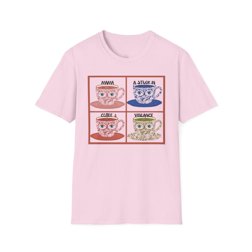 MOM MAMA A Study in Coffee and Vigilance T-Shirt