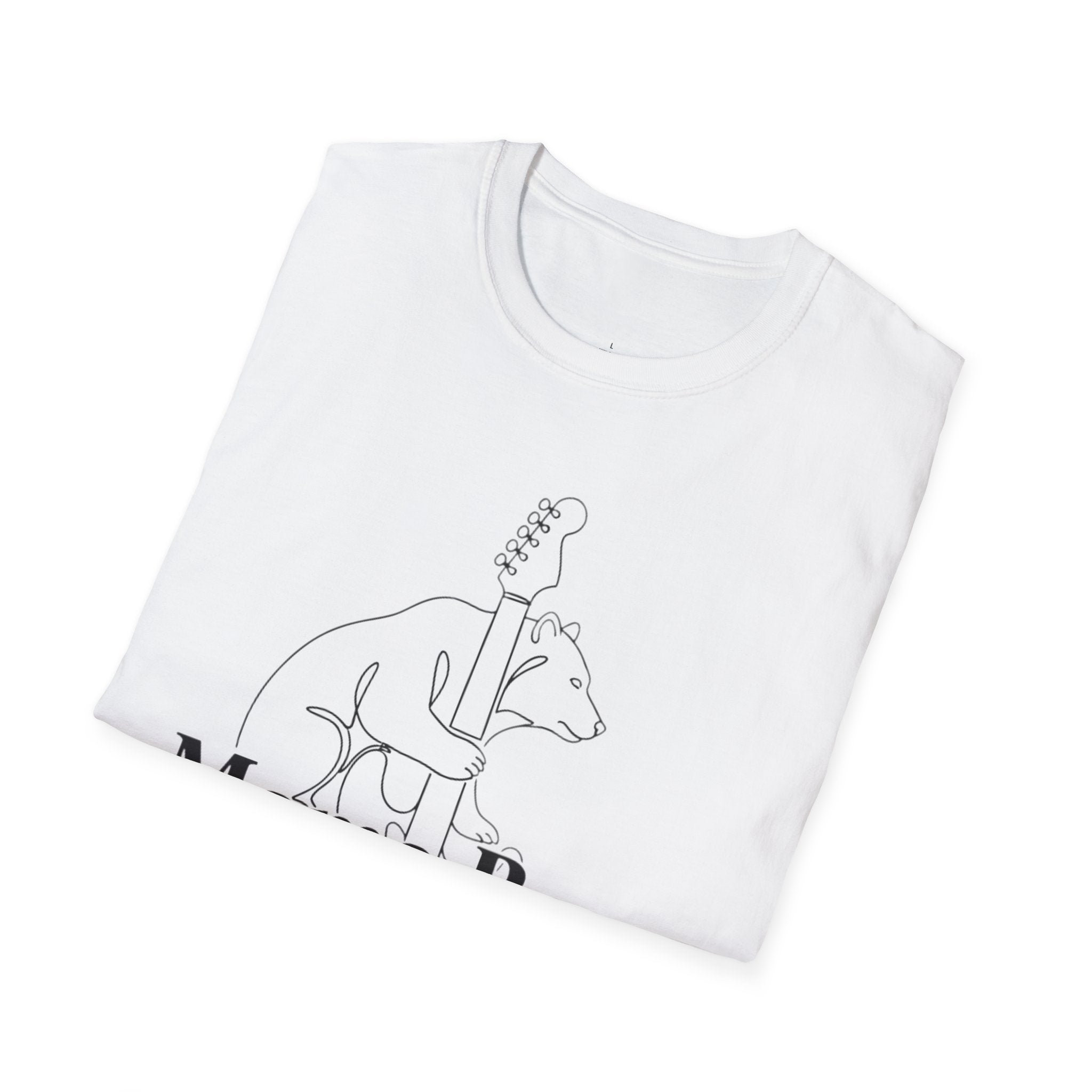 MOM Mama Bear Cub Guitar T-Shirt